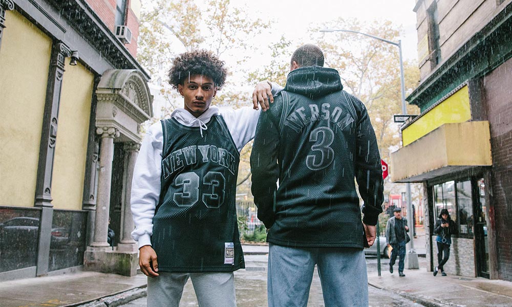 nba tonal black collection featured mitchell & ness