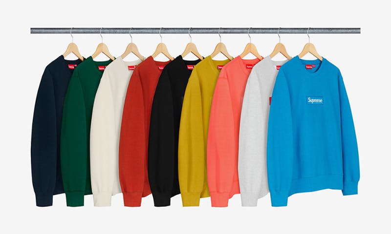 Here's How Quickly Supreme's FW18 Box Logo Crewnecks Sold Out