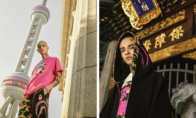 undefeated bape shanghai store BAPE x UNDEFEATED