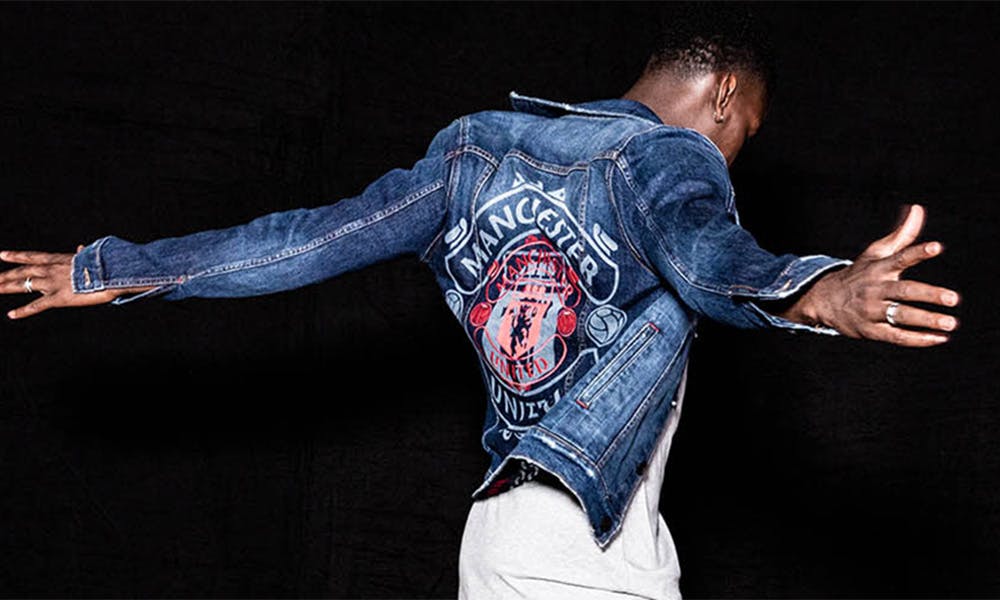 Custom United Manchester Men Denim Jacket By Cm-arts - Artistshot