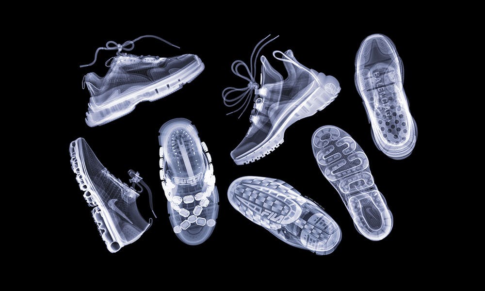 hugh turvey x ray sneaker photography