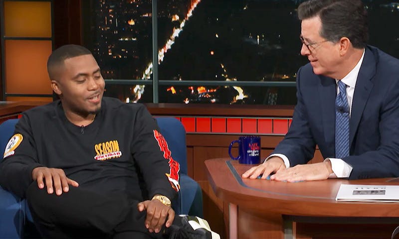 nas stephen colbert nasir The Late Show with Stephen Colbert Wyoming kanye west