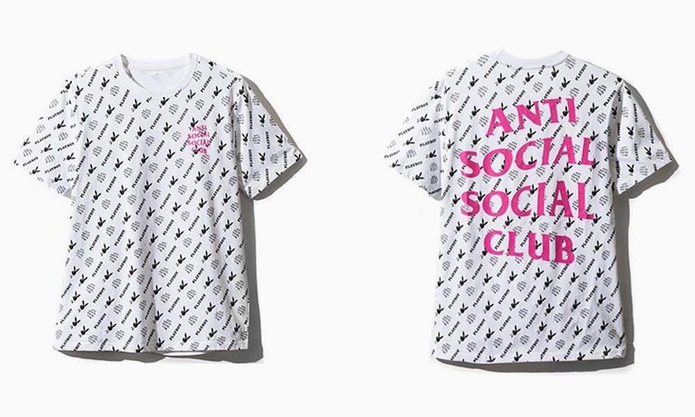 assc playboy Anti Social Social Club Playboy White Label