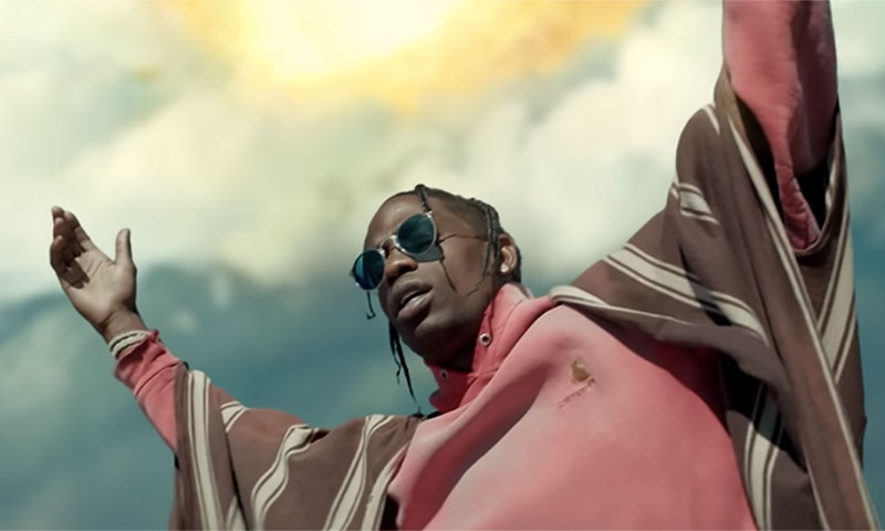 travis scott stop trying to be god video references astroworld kylie jenner