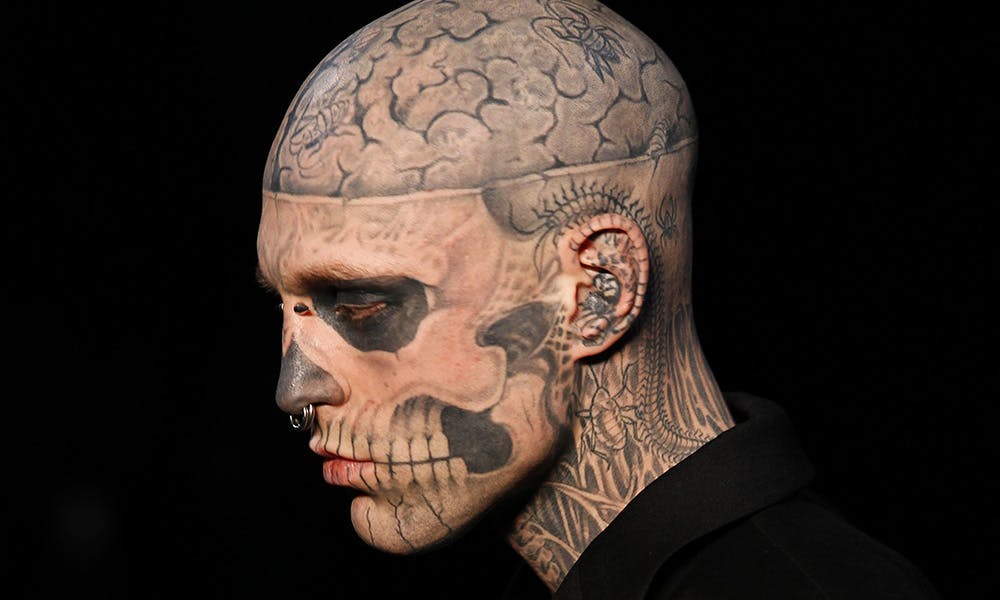 rick genest death zombie boy
