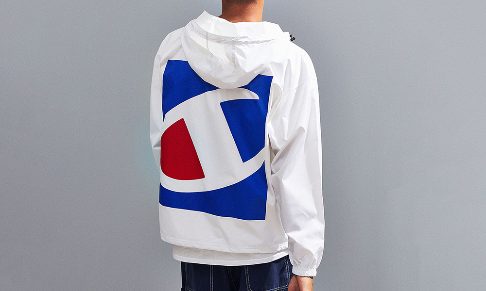 uo anorak feature champion urban outfitters