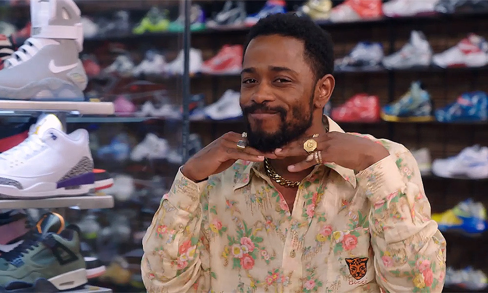 lakeith stanfield sneaker shopping