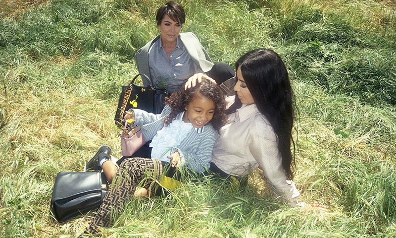 north west fendi campaign kim kardashian kris jenner feature Kim Kardashian West
