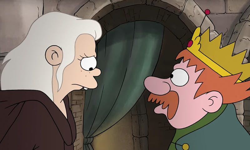 simpsons Disenchantment matt groening netflix