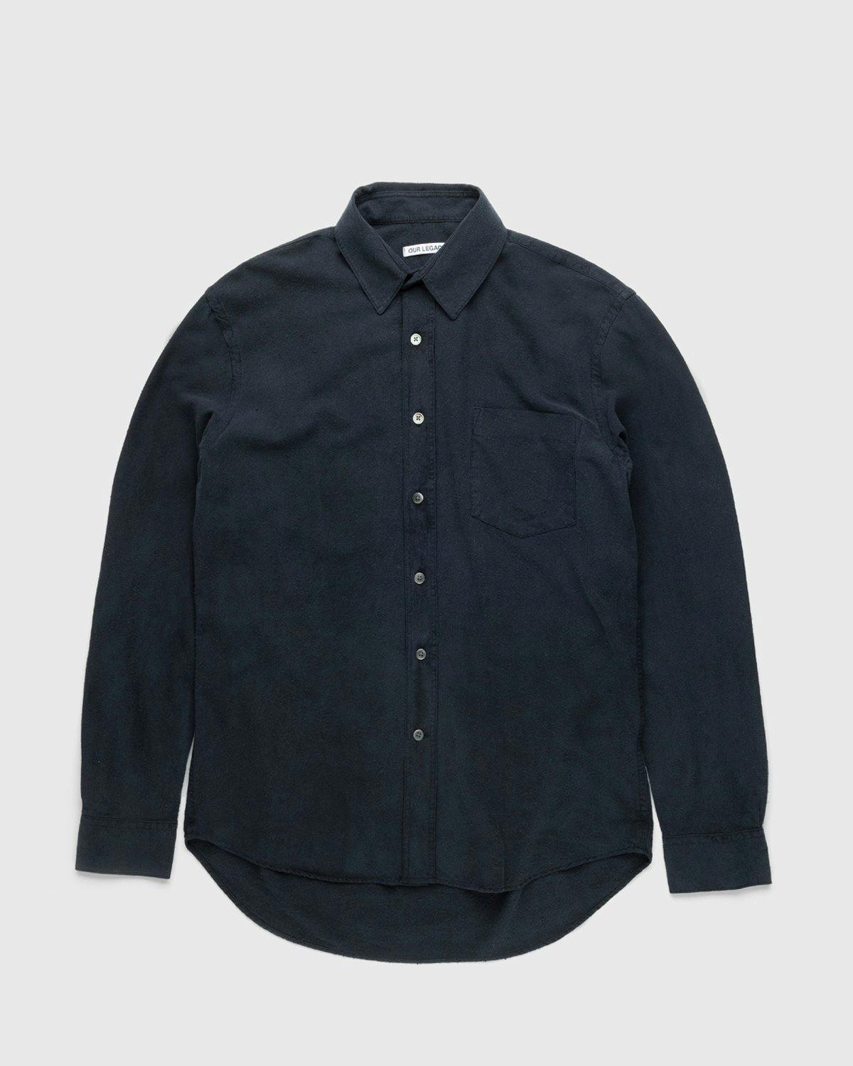 Our Legacy - Classic Shirt Black Silk - Clothing - Black - Image 1