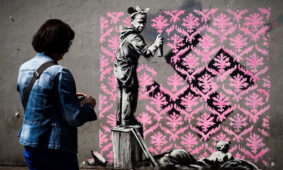 banksy paris murals