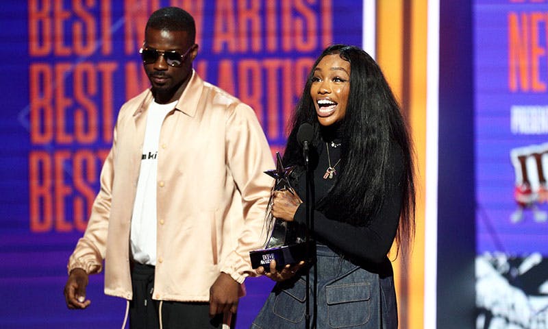 sza best new artist bet awards