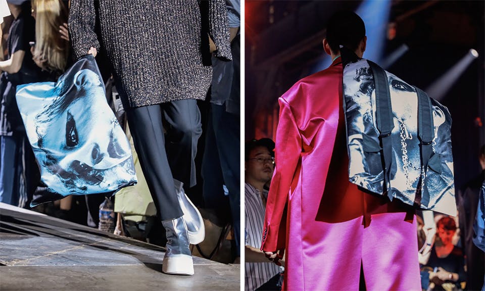 raf simons eastpak ss19 preview runway