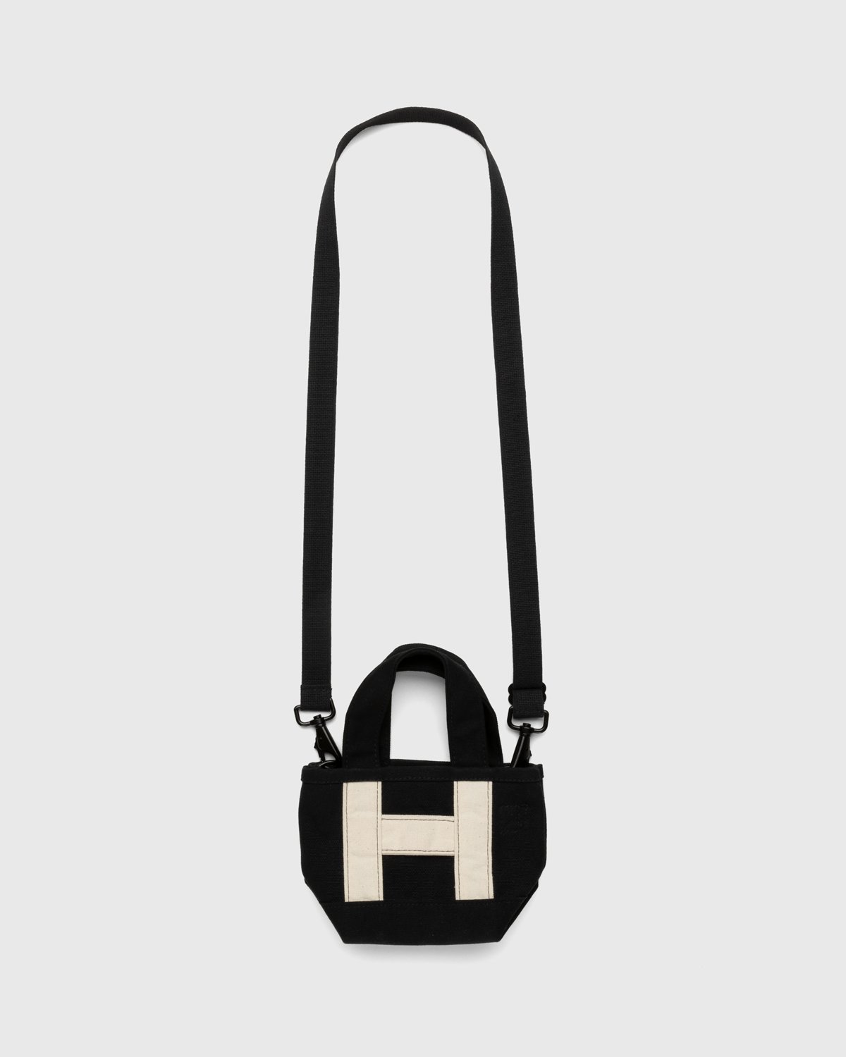 Highsnobiety - Heavy Canvas Small Crossbody Tote Black - Accessories - Black - Image 1
