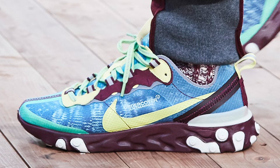 fw18 sneakers undercover nike margiela balenciaga Maison Margiela runway