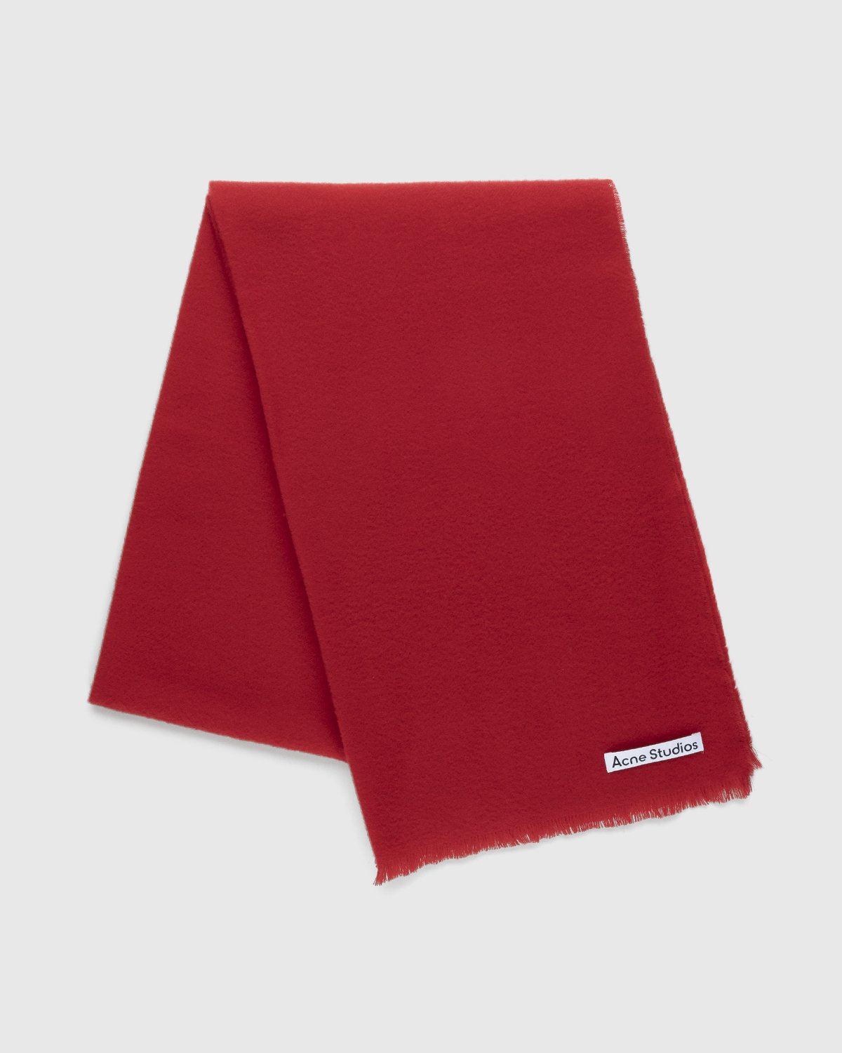 Acne Studios - Heavy Scarf Red - Accessories - Red - Image 1