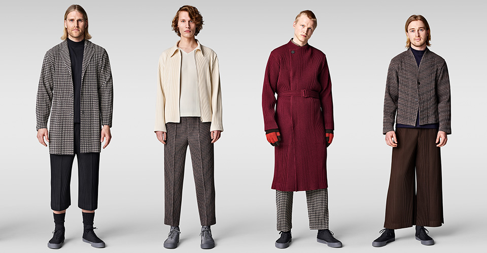 Cozy Up In Tweed Pleats With Homme Plissé Issey Miyake FW21/22