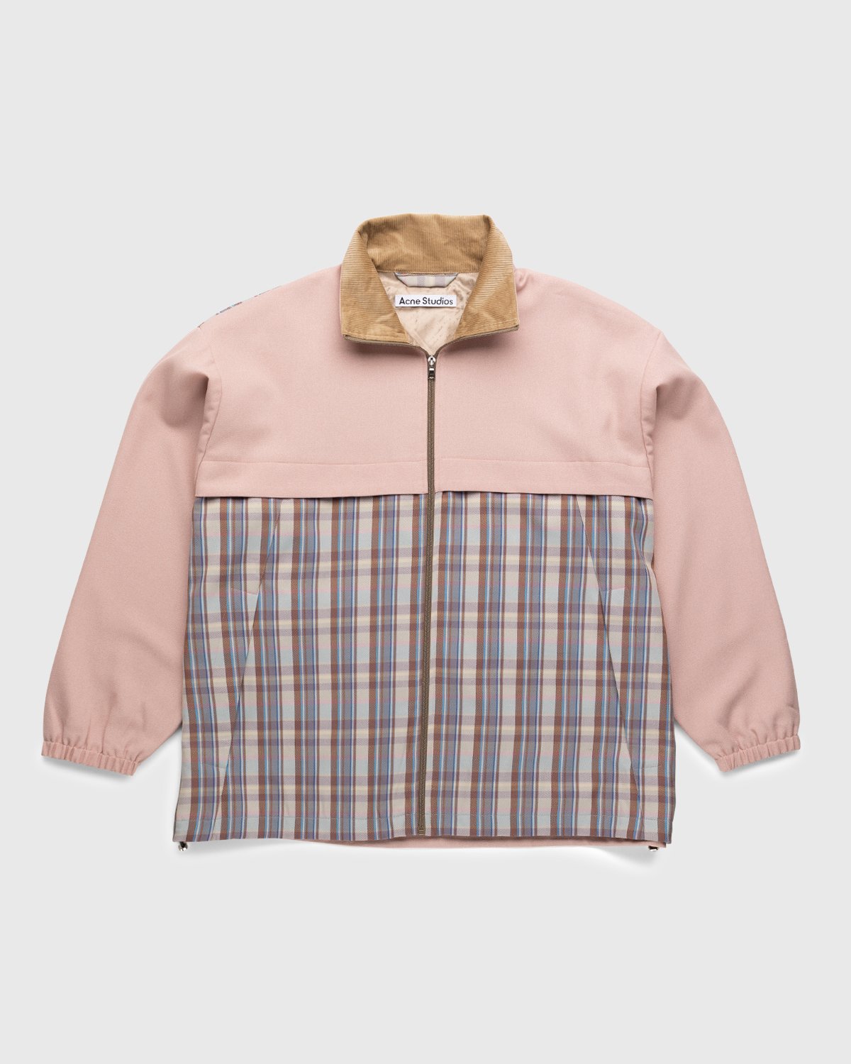 Acne Studios - Checked Twill Jacket Blossom Pink - Clothing - Pink - Image 1