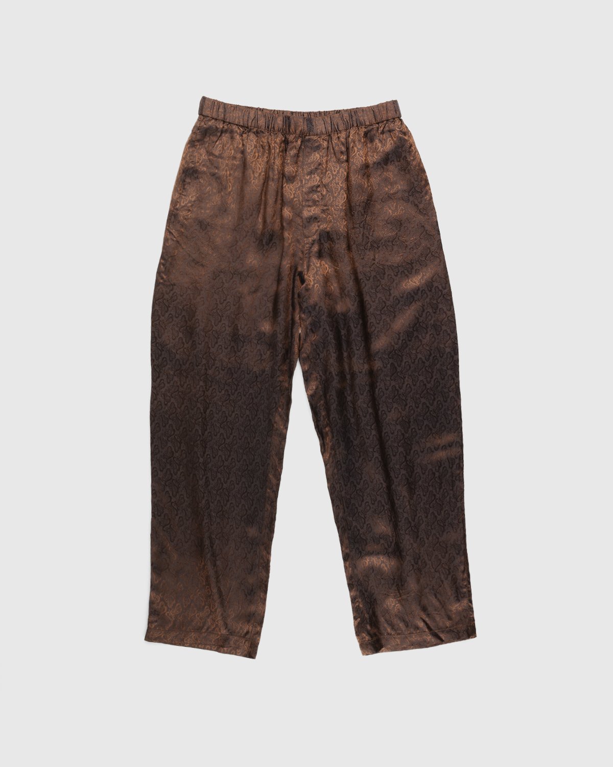 Acne Studios - Jacquard Trousers Brown - Clothing - Brown - Image 1
