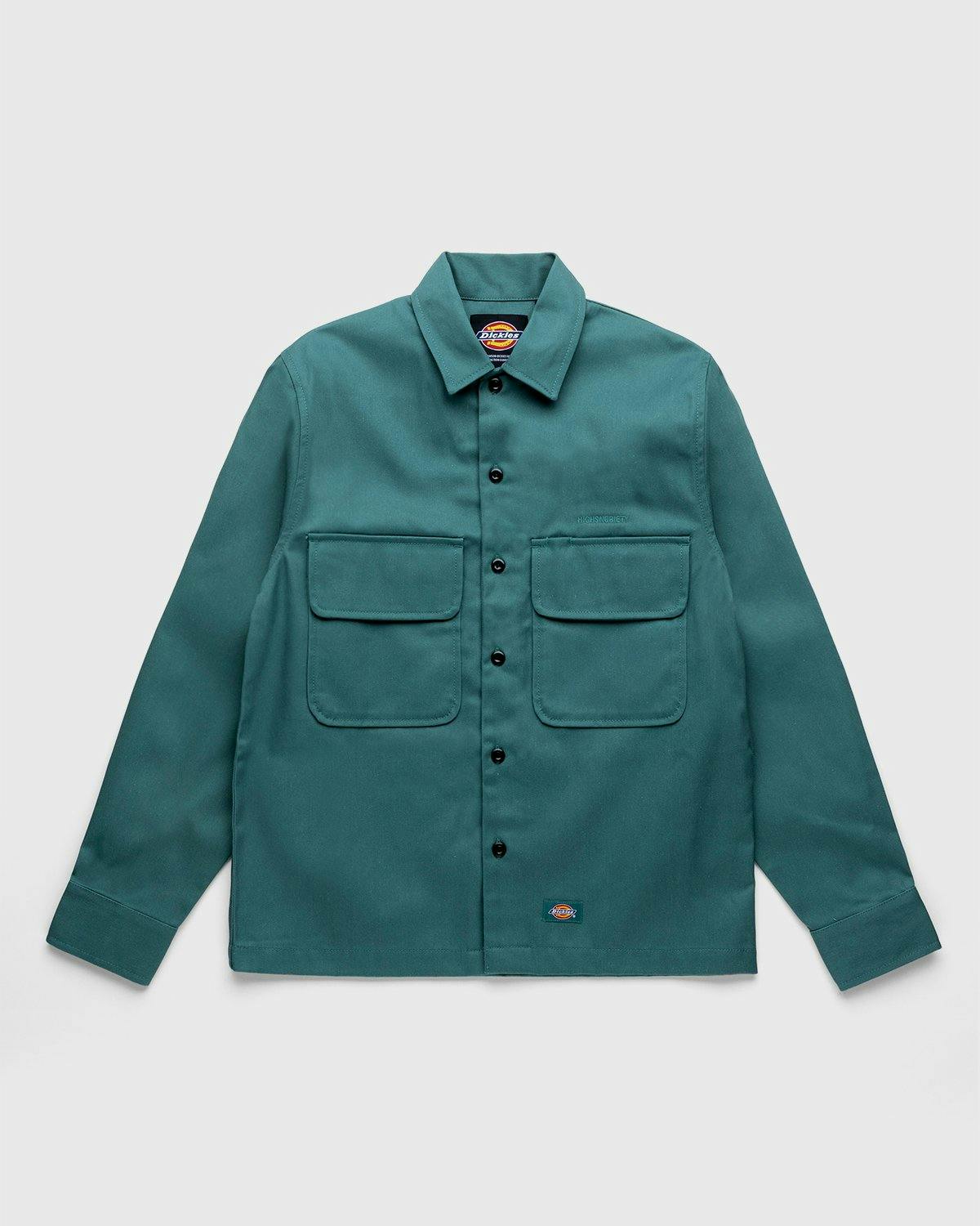 Highsnobiety x Dickies - Service Shirt Lincoln Green - Clothing - Green - Image 1