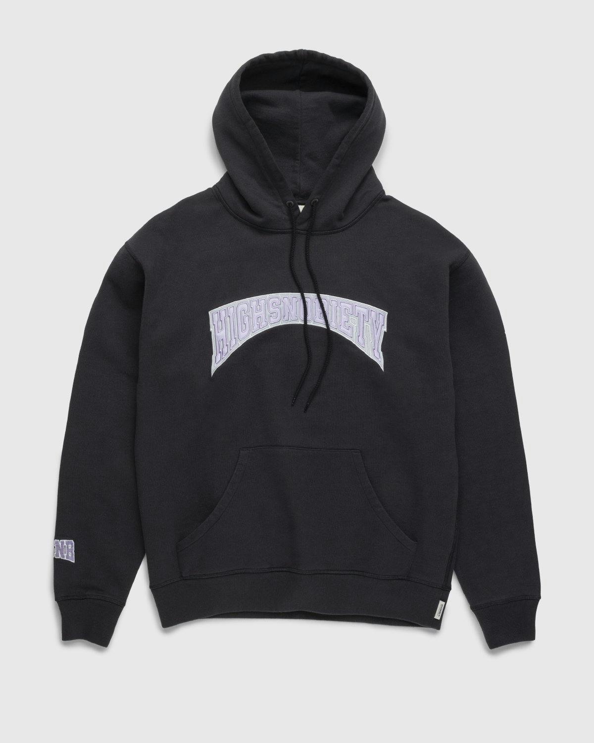 Highsnobiety - Collegiate Hoodie Black - Clothing - Black - Image 1