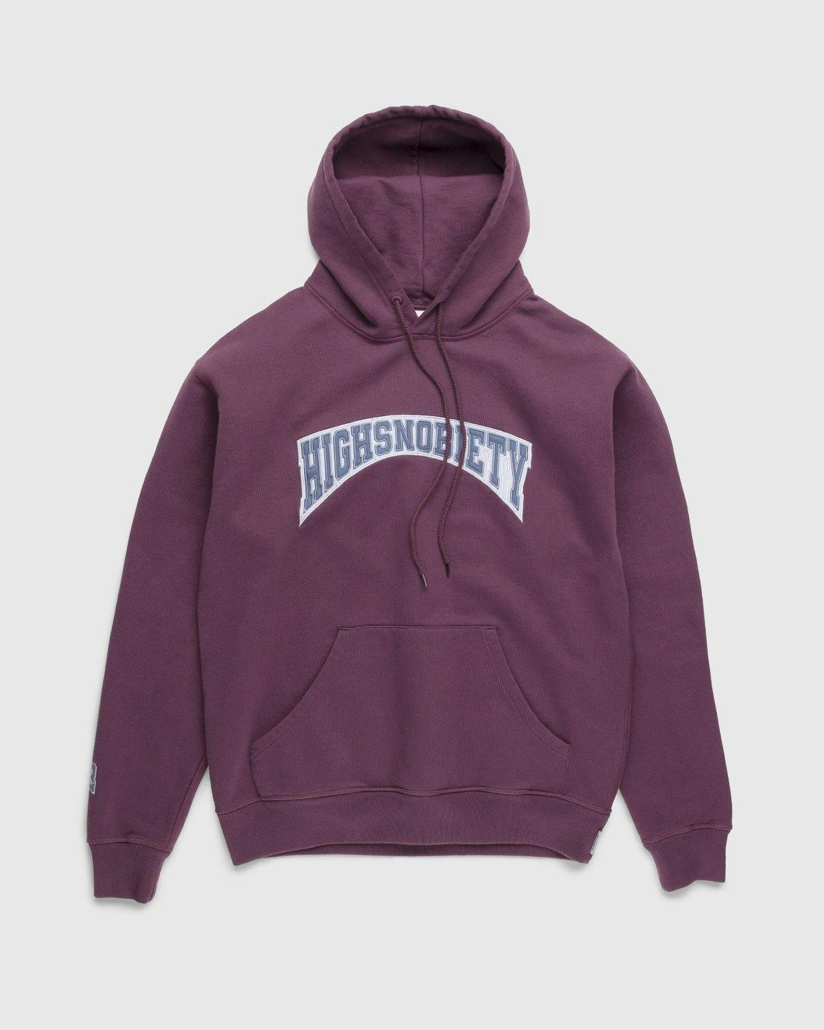 Highsnobiety - Collegiate Hoodie Purple - Clothing - Purple - Image 1