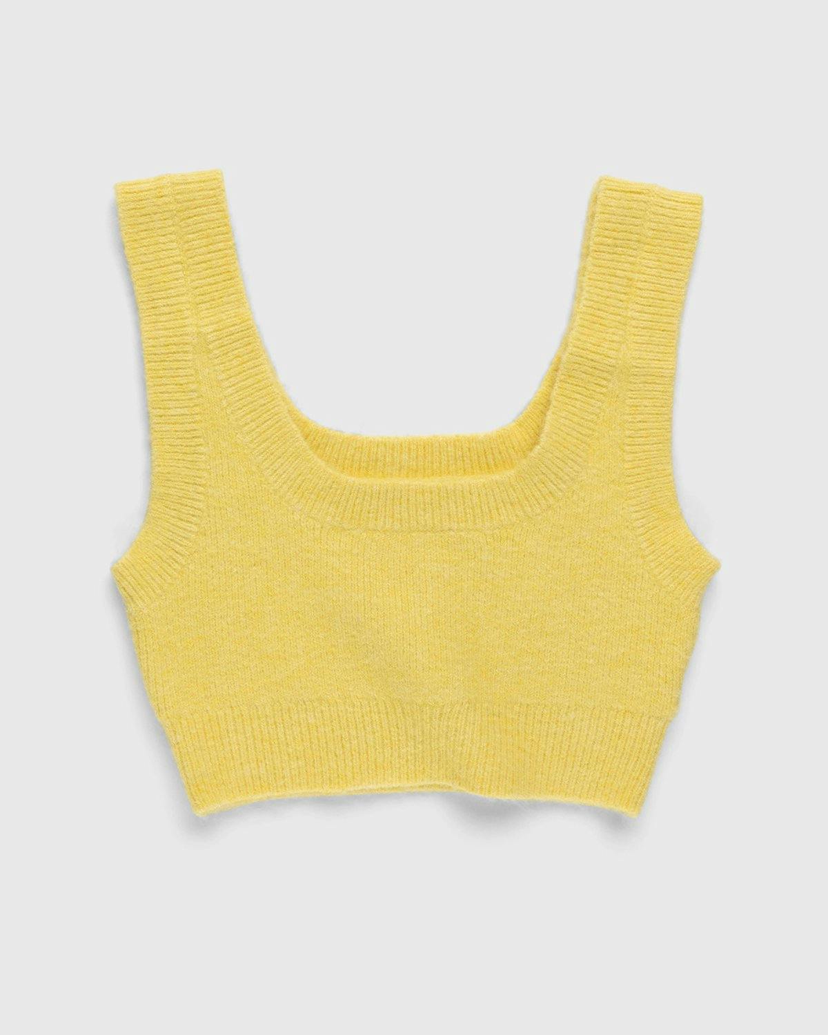 Heron Preston x Calvin Klein - Womens Tank Bra Custard - Clothing - Yellow - Image 1