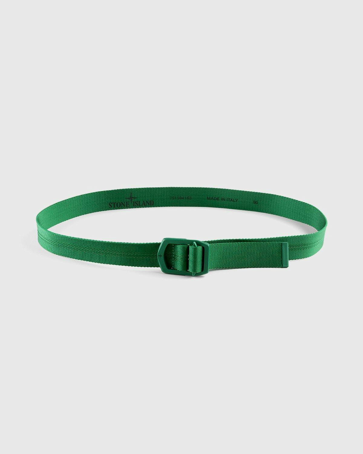 Stone Island - Belt Green - Accessories - Green - Image 1