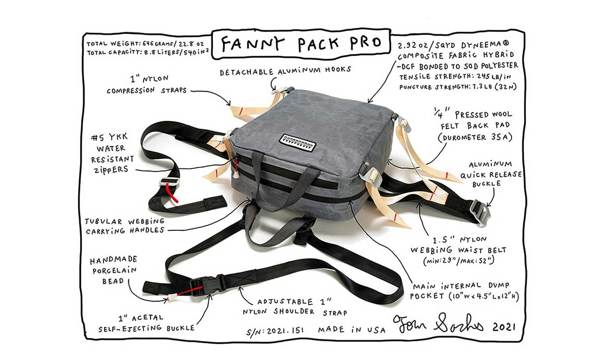 tom sachs fanny pack pro bag buy release date info price