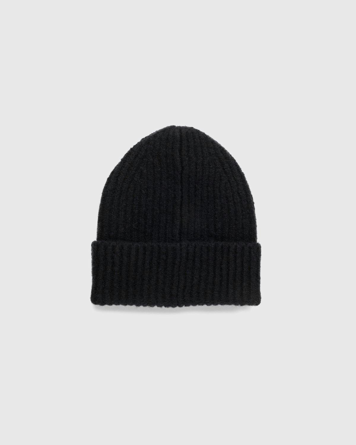 Acne Studios - Ribbed Wool Beanie Black - Accessories - Black - Image 1