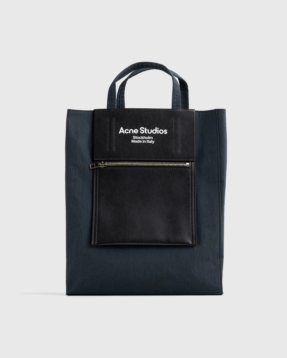 Acne Studios - Medium Nylon Tote Bag Black - Accessories - Black - Image 1