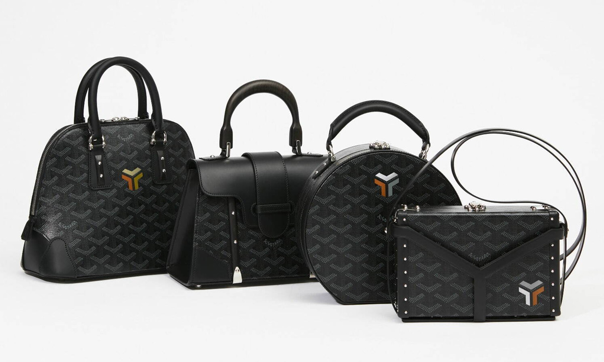 New Limited edition Goyard Cap Vert Crossbody Bag, Jet Black, Rare