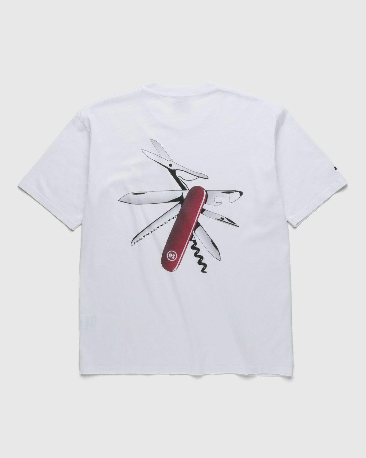 Highsnobiety - GATEZERO Swiss Knife T-Shirt White - Clothing - White - Image 1