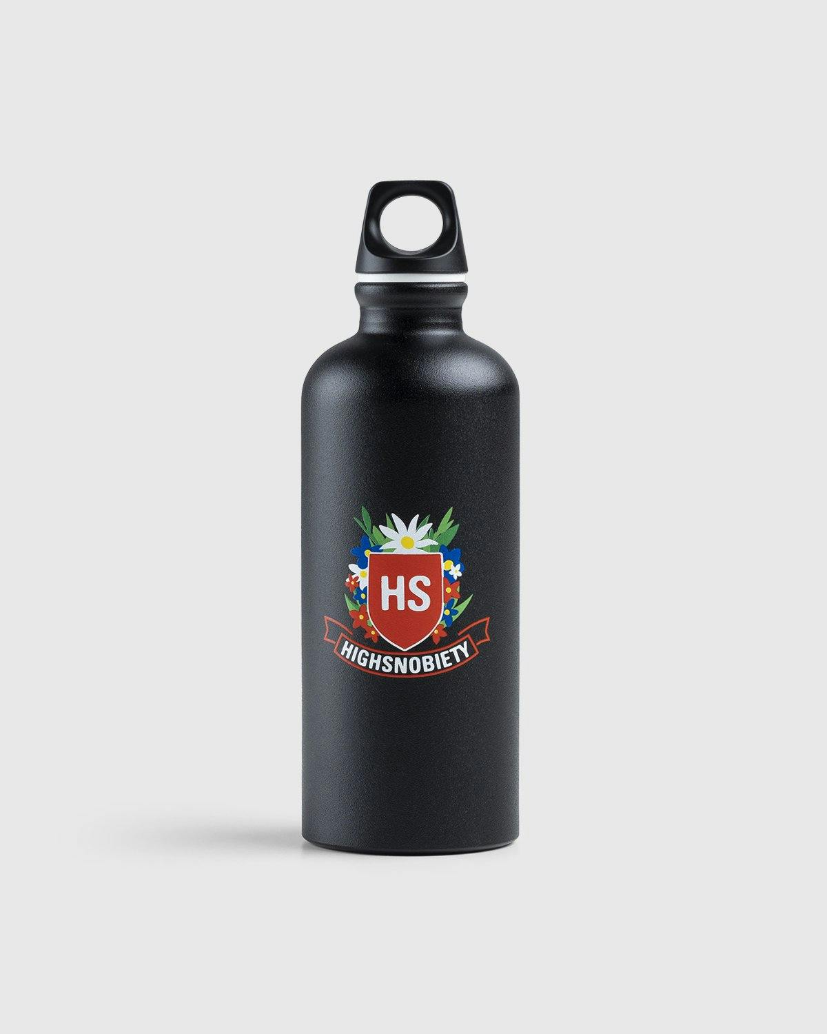 Highsnobiety x SIGG - GATEZERO Logo Water Bottle Black - Lifestyle - Black - Image 1