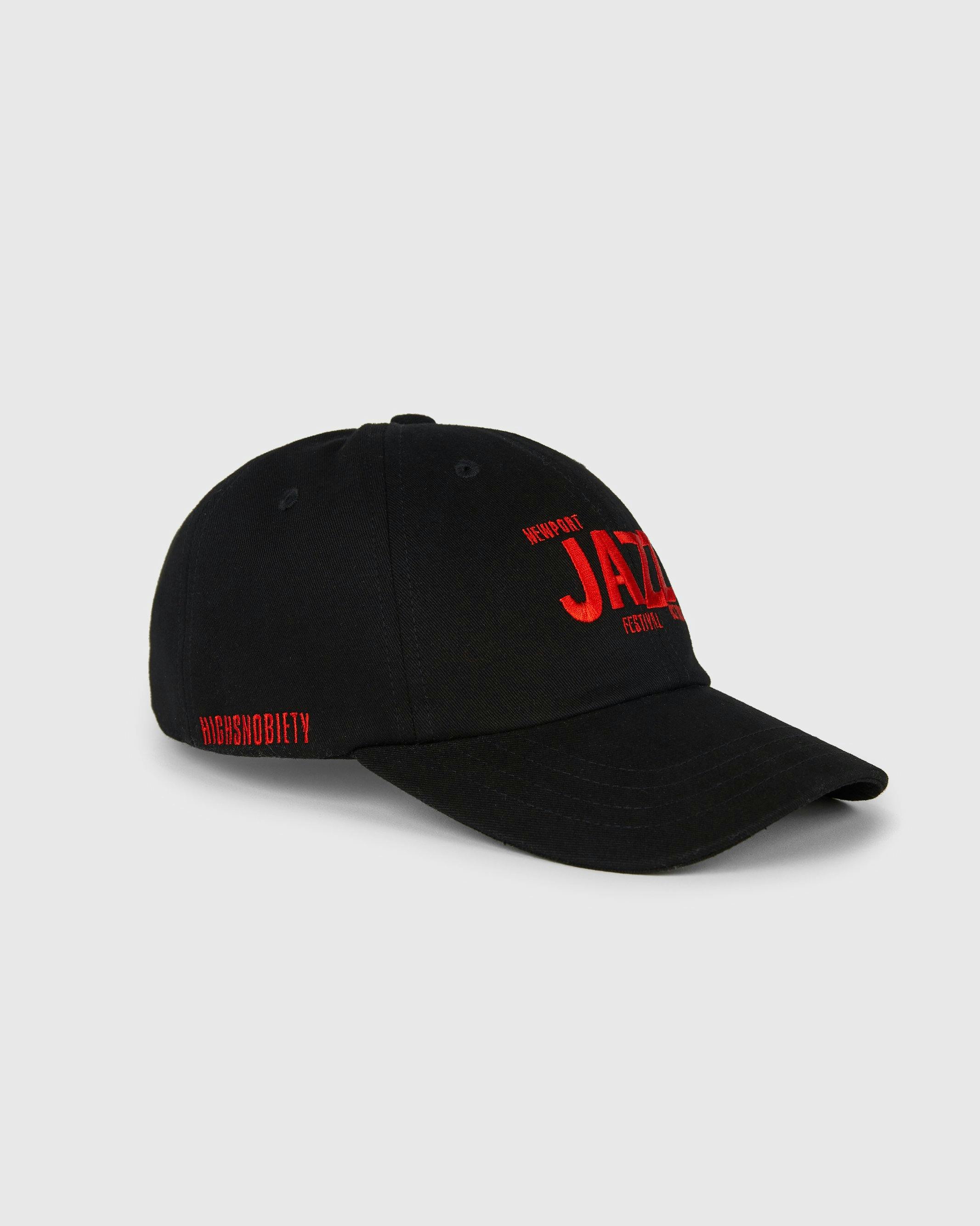 Highsnobiety - Newport Jazz Logo Cap Black - Accessories - Black - Image 1