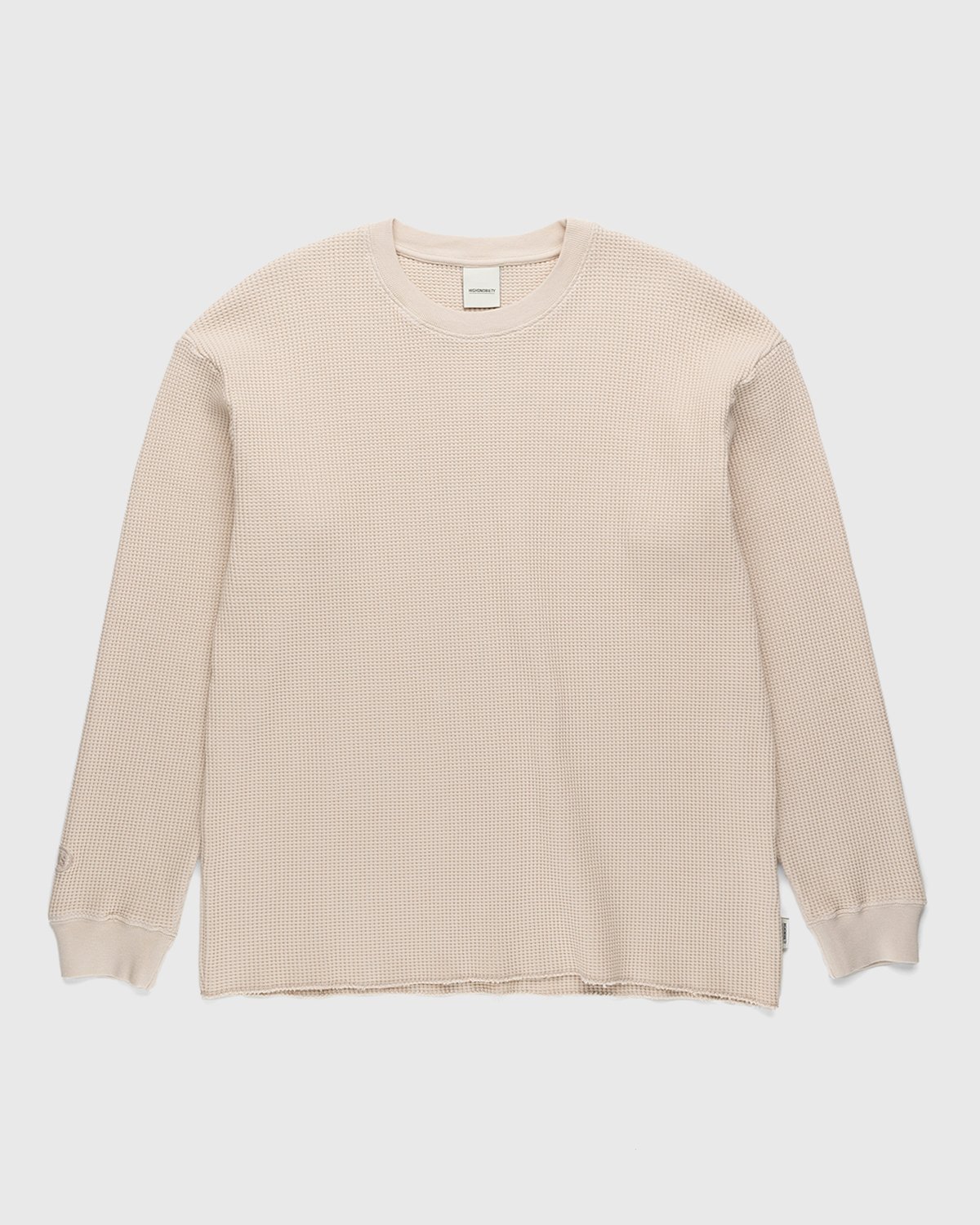 Highsnobiety - Thermal Staples Long Sleeve Off White - Clothing - Beige - Image 1