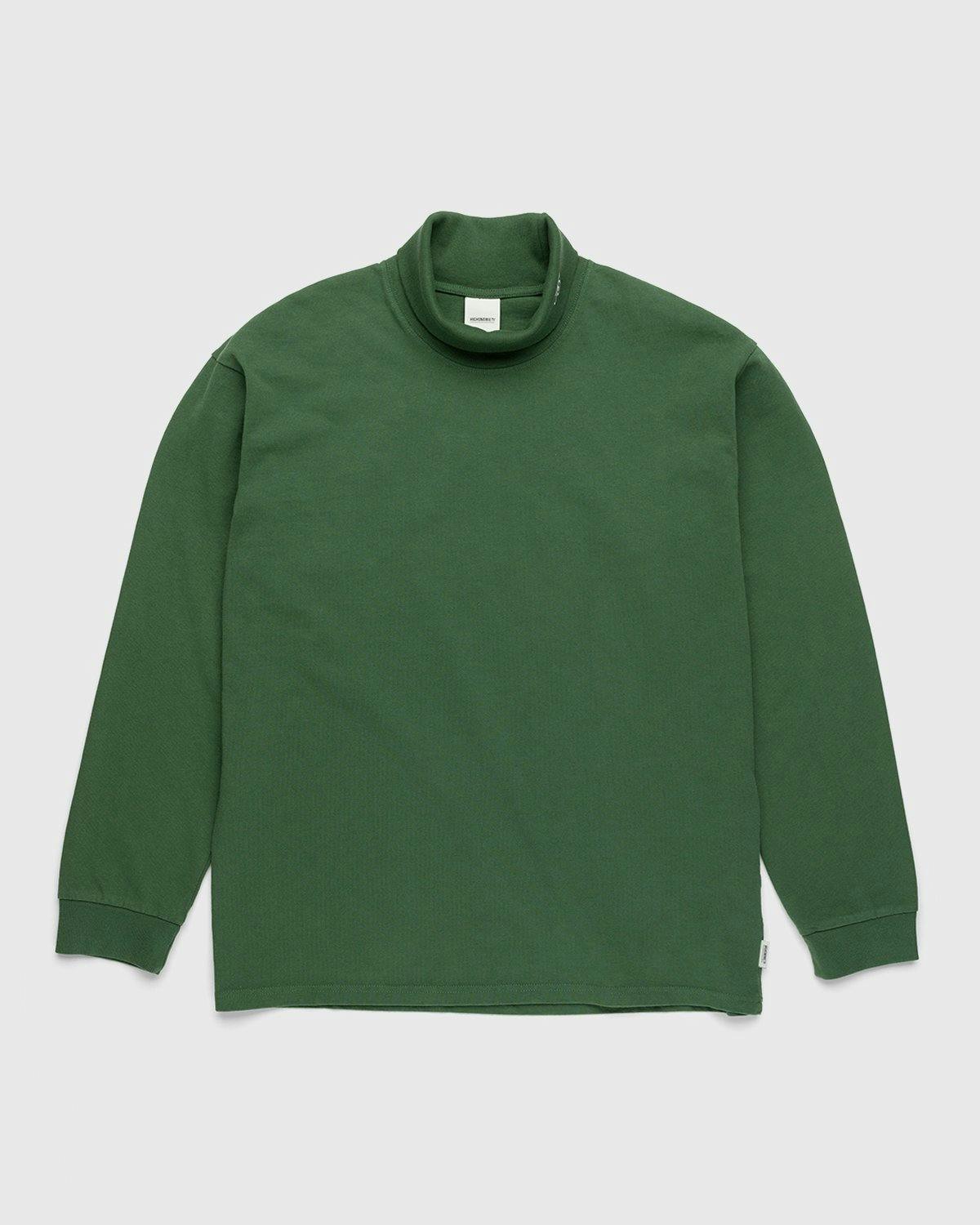 Highsnobiety - Heavy Staples Turtleneck Green - Clothing - Green - Image 1