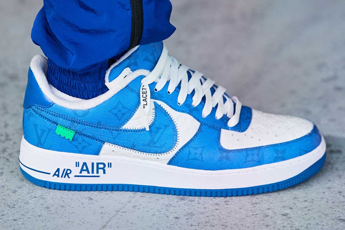 OFFSET's NEW BLUE Louis Vuitton x Off-White x Nike Air Force 1's