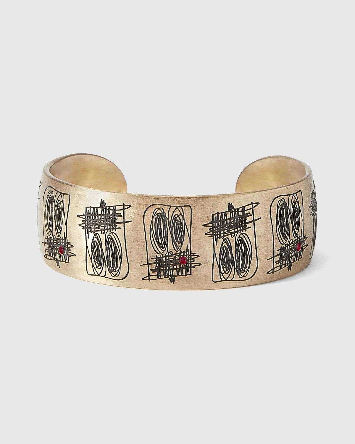 LIZWORKS x Rashid Johnson - Gold Cuff - Accessories - Gold - Image 1