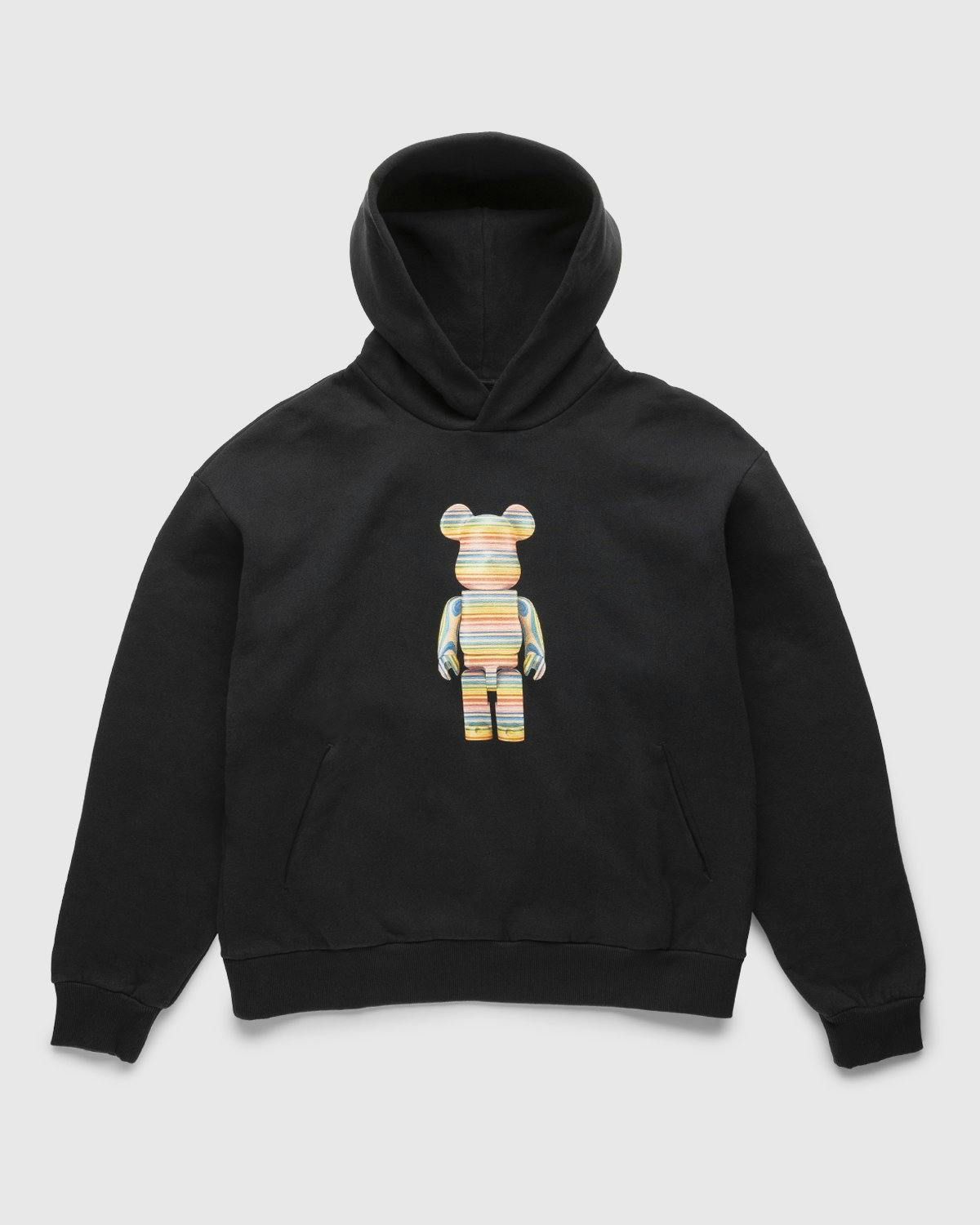 Pangaia x Haroshi - Be@rbrick Recycled Cotton Hoodie Black - Clothing - Black - Image 1