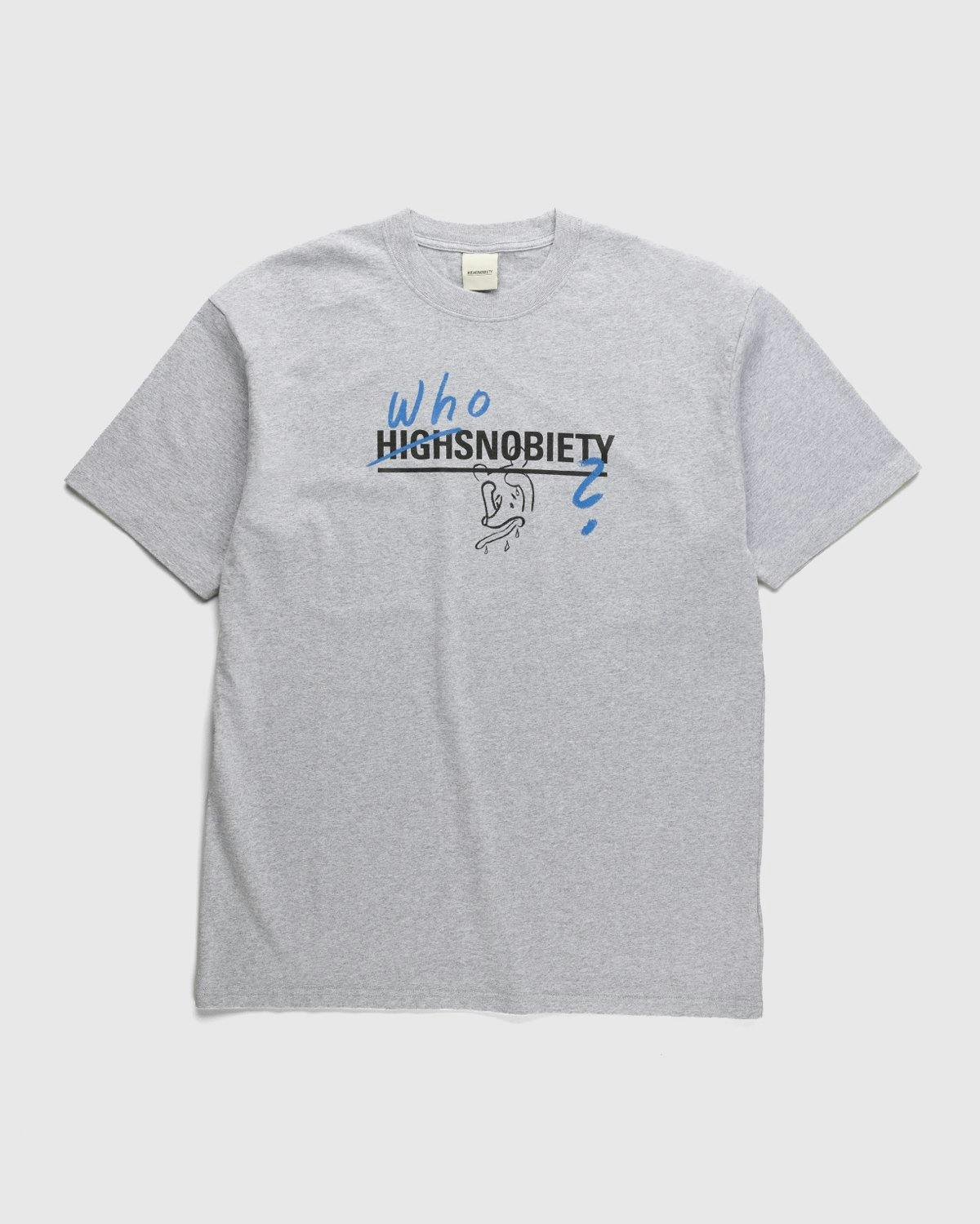 Simon Fujiwara x Highsnobiety - Who The Baer T-Shirt Grey - Clothing - Grey - Image 1