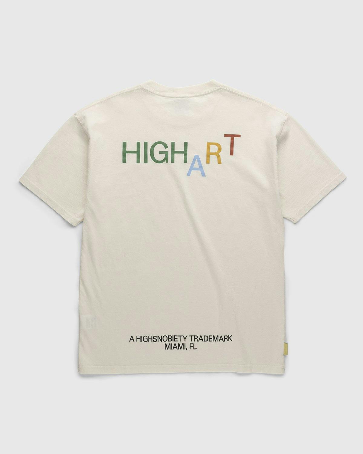 Highsnobiety - HIGHArt Rainbow T-Shirt White - Clothing - White - Image 1