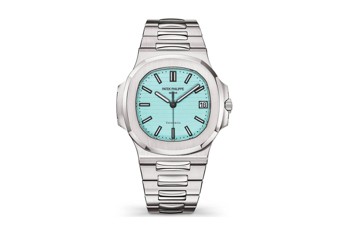 patek philippe tiffany co Ref. 5711 Nautilus auction sale price buy info color collaboration watch