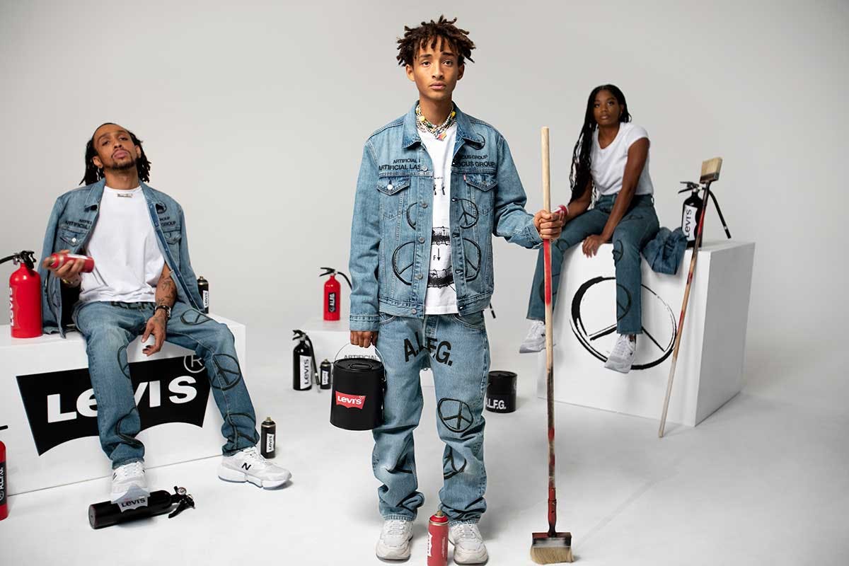 jaden smith levis 501 jeans trucker jacket type 3 collab release date info buy price collection where online website store