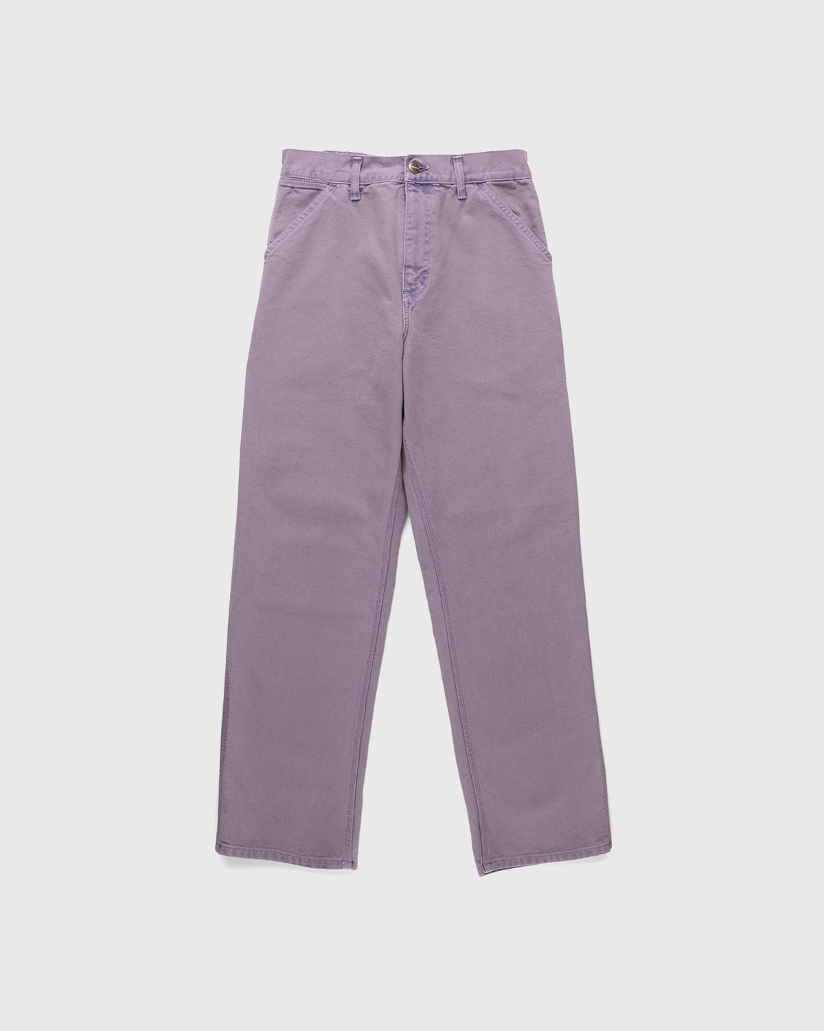 Carhartt WIP - Single Knee Pant Razzmic Faded - Clothing - Purple - Image 1