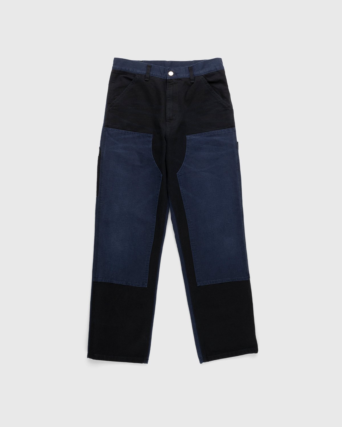 Carhartt WIP - Double Knee Pant Dark Navy - Clothing - Blue - Image 1