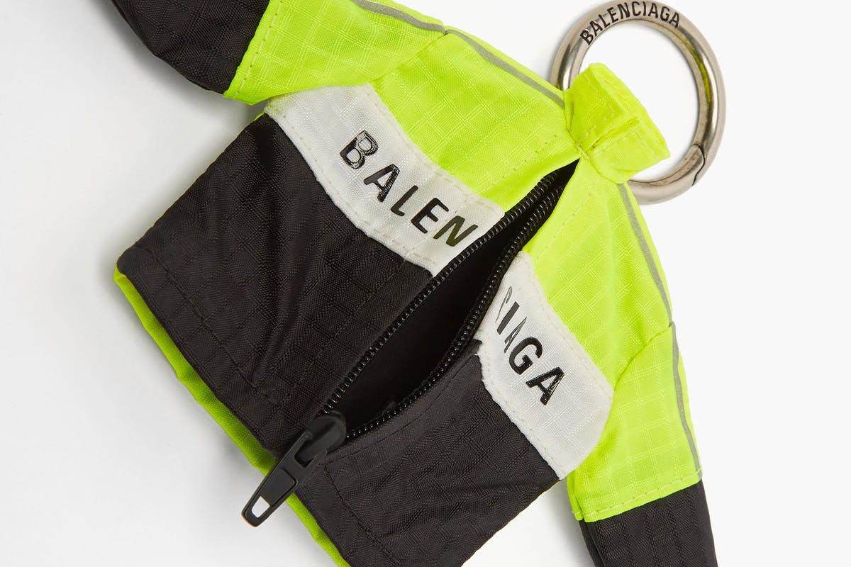 balenciaga coat keyring