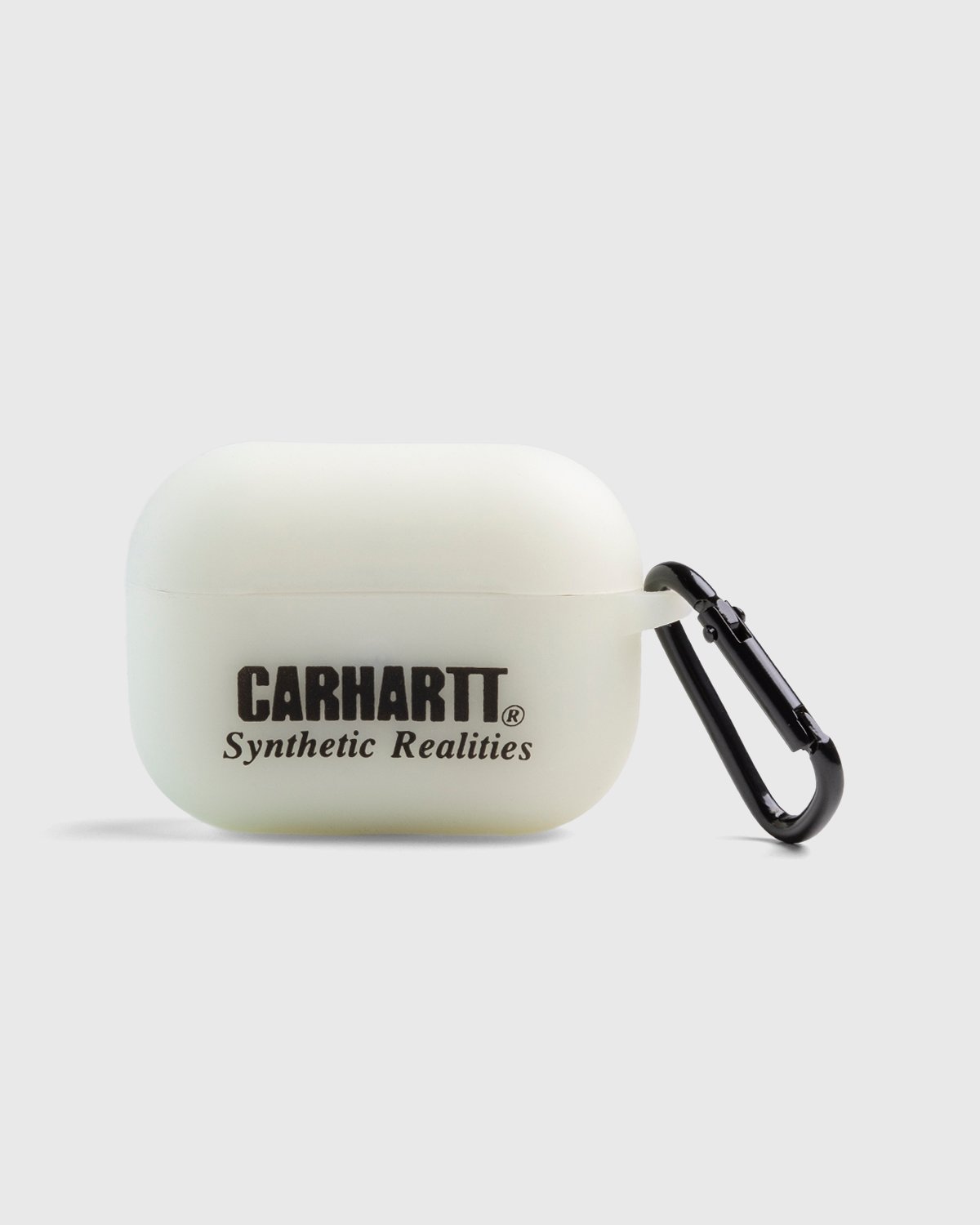 Carhartt WIP - Synthetic Realities AirPods Case Glow In The Dark Black - Accessories - White - Image 1