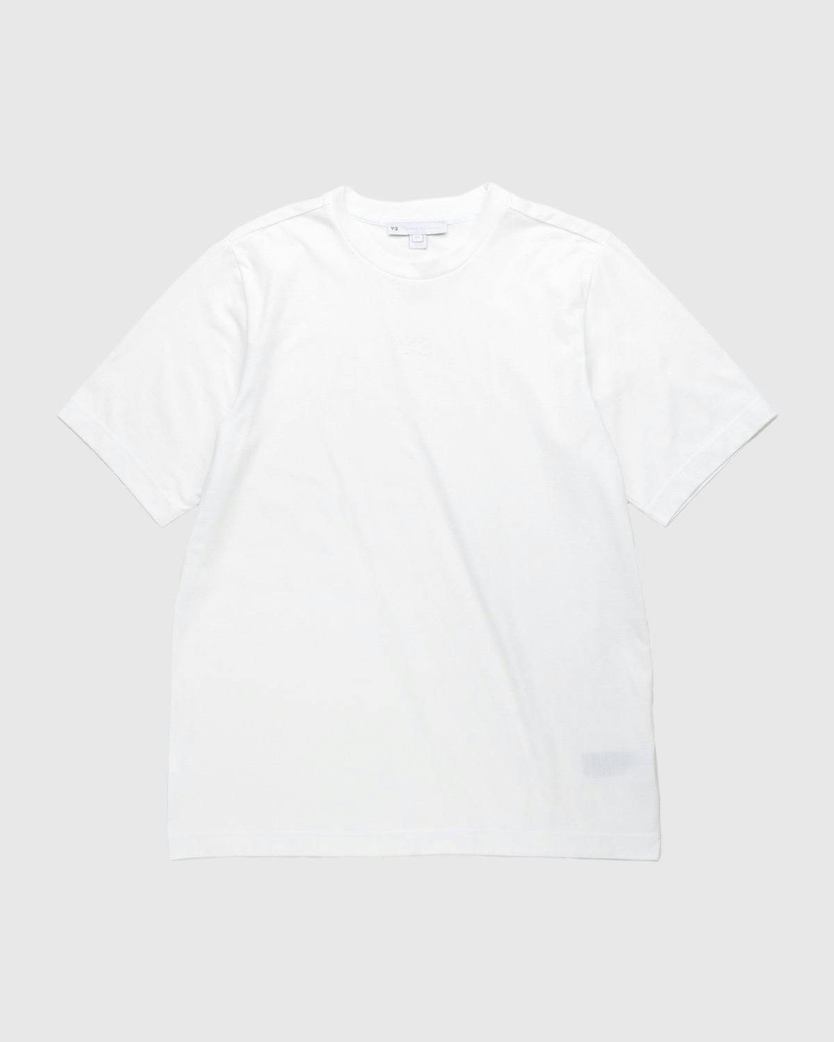 Y-3 - Logo T-Shirt White - Clothing - White - Image 1