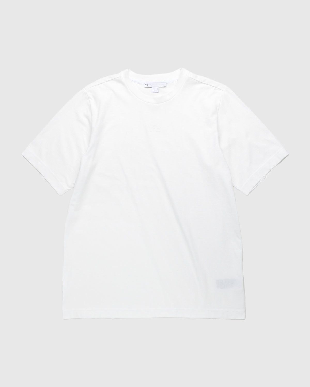 Y-3 - Logo T-Shirt White - Clothing - White - Image 1